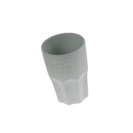 Werbe-Porzellan-Becher mit eingraviertem Logo AMD für Latte Macchiato