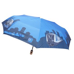 Regenschirm als Werbeartikel, vollflächig bedruckt