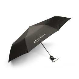 Logo als individueller Werbedruck auf Werbe-Regenschirm