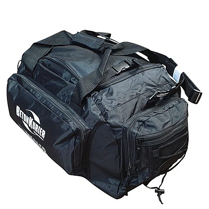 Logo-Reisetasche mit Seitentaschen mit Logo bedruckt