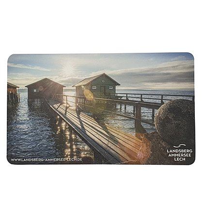 Nachhaltiges Werbe-Schneidebrett aus Resopal mit individuellem Druck