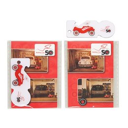 KeyRefinder Schlüsselanhänger mit Werbedruck mit Werbeeinleger