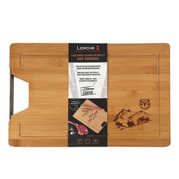 Werbe-Schneidebrett aus Bambus mit individuellem Logodruck