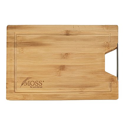 Werbebrotzeitbrett mit Griff aus rostfreiem Edelstahl in Premiumqualität 