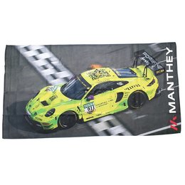 Vollflächig bedrucktes Werbe-Sporthandtuch aus Microfasermaterial