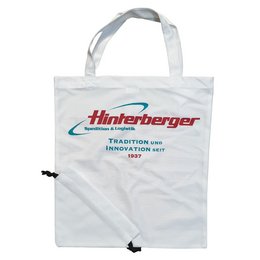 Werbe-Einkaufstasche in Herzform bedruckt, faltbar