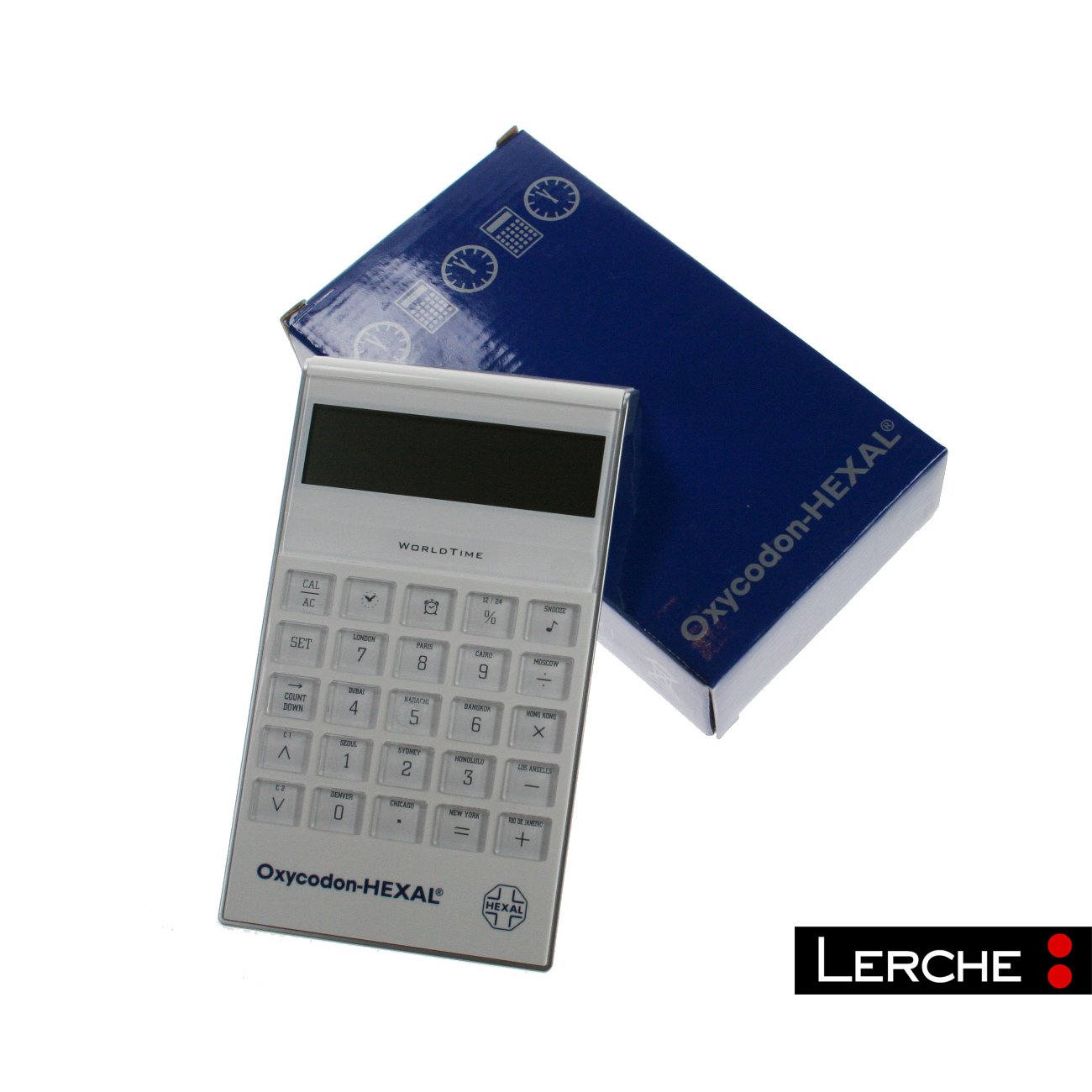 Werbe-Taschenrechner im i-pod-Design für Hexal AG