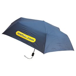 Werbe-Regenschirm für den Online-Wetterdienst wetter.com