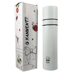 Hochwertige Werbe-Thermoskanne mit individueller Logolasergravur