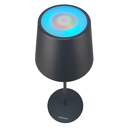 Design-Logo-Tischleuchte mit verschiedenen Ambient-Light-Modi