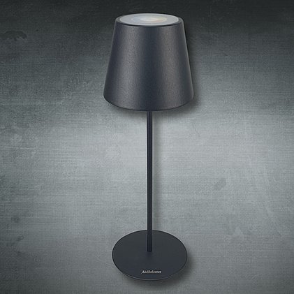 Werbe-Tischlampe aufladbar mit Logo für Adelholzener