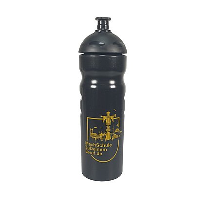 Werbe-Trinkflasche Fitness mit individuellem Siebdruck