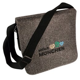 Schöne Werbe-Umhängetasche mit &quot;einfach München&quot; Logo-Stick