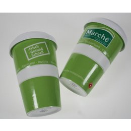 Werbeartikel Coffee-to-go Tassen, Kaffeebecher für Marché Mövenpick