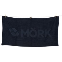 Hochwertiges Handtuch mit Werbung als Hoch-Tief-Einwebung