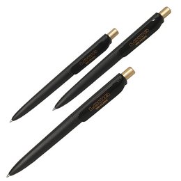 Nachhaltiger Werbemittelkugelschreiber aus plastikfreien PHA mit  Logodruck