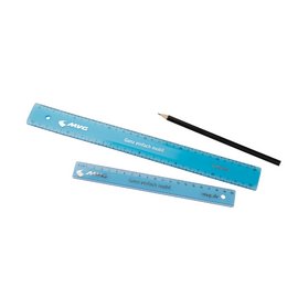 Werbemittel Flexi-Lineale verschiedene Größen mit Werbeprägung für die MVG