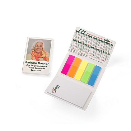Haftnotizen "Multi-Card Set" im individuell bedruckten Umschlag