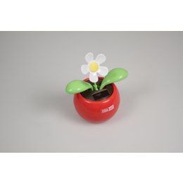 Solar-Blume mit einfarbigem Druck