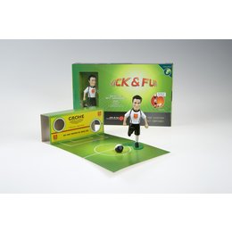 Werbemittel zur Fußball EM & WM, Kick & Fun Spiel mit Werbeaufdruck
