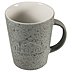 Werbetasse Porzellan Form 341 mit logo-Lasergravur in Beton Optik