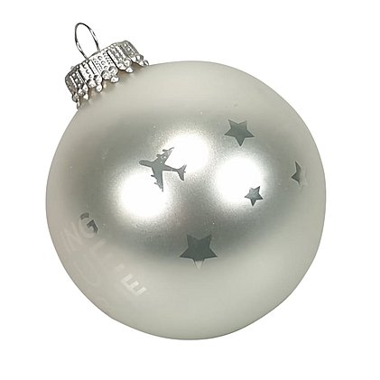 Hochwertige Werbeweihnachtskugel mit individuellem Druck