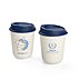 Wiederverwendbarer Coffee to go Becher mit Werbedruck