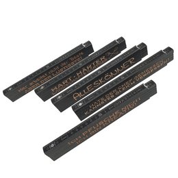 So individuell wie Ihr Unternehmen: Zollstöcke mit kreativen Sprüchen