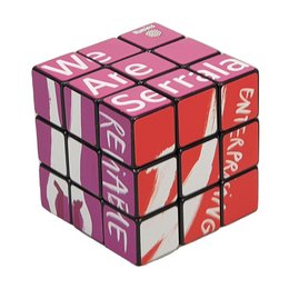 Zauberwürfel mit  vollflächigem 4c-Offsetdruck