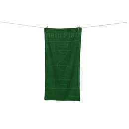 Zwirnfrottier-Duschtuch mit Hochtiefeinwebung