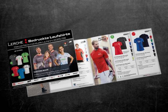 Individuell bedruckbare Laufshirts Katalog