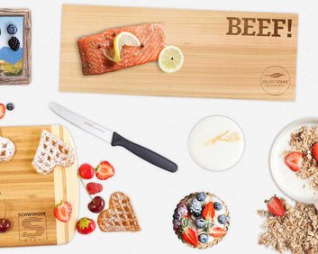 Frühstückbrettchen bedrucken