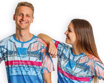 Bedruckte Funktionsshirts mit Vollsublimation