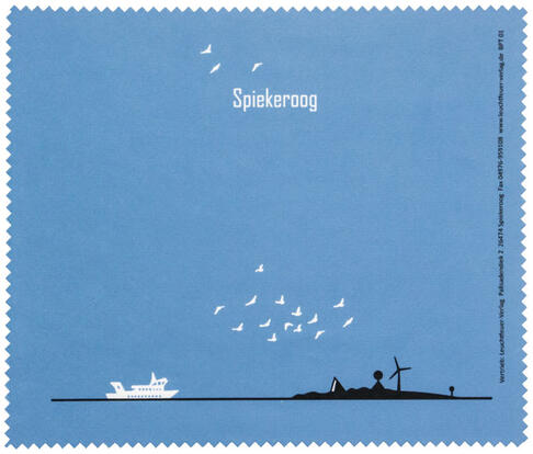 Hochwertiges Microfasertuch mit 2-farbigem Druck