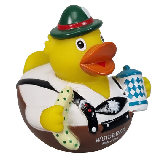 Werbe-Quietsche-Ente "Bavaria" bedruckt mit Logo Werbe-Quietsche-Ente "Bavaria" bedruckt mit Logo