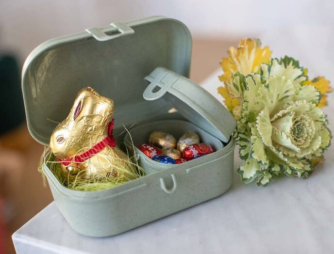 Nachhaltiges Ostergeschenkeset mit Logo