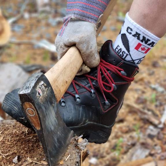 sieht nicht nur gut aus, sondern ist auch noch funktional - unsere Sportsocke mit Logo!