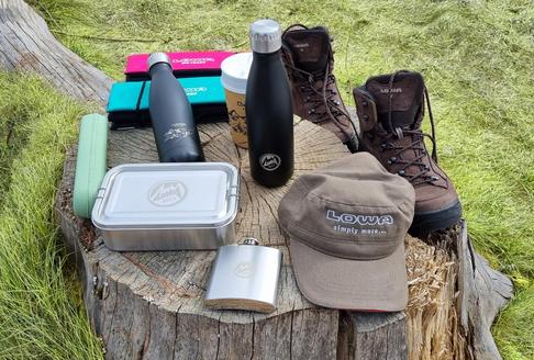 Spor-Werbeartikel mit Firmenlogo als Geschenkset