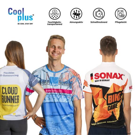 Premium Laufshirt Cool Plus mit Firmenlogo