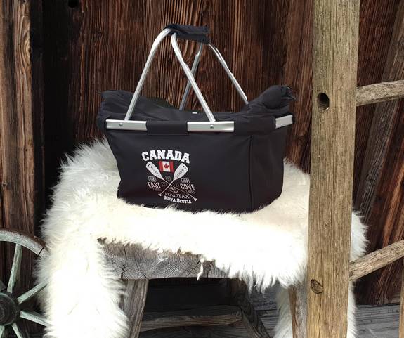 Thermo-Einkaufskorb als Werbegecshenk für Weihnachten