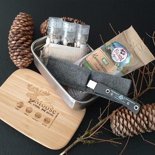 Werbe-Geschenkset "Gipfelstürmer" für Weihnachten mit Logoanbringung