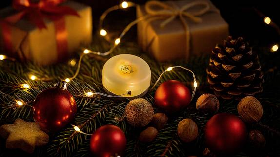 Lichterkette als Werbegeschenk für Weihnachten