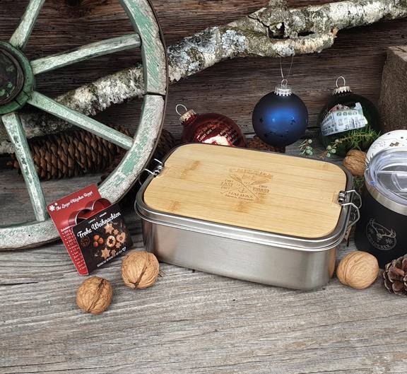 Nachhaltige Lunchbox als Weihnachts-Werbegeschenk