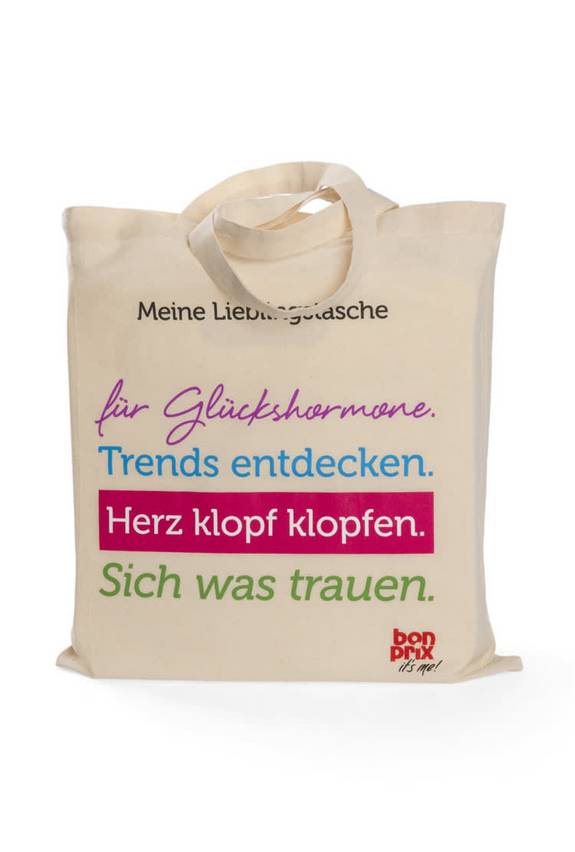 Bedruckte Werbetasche aus Baumwolle