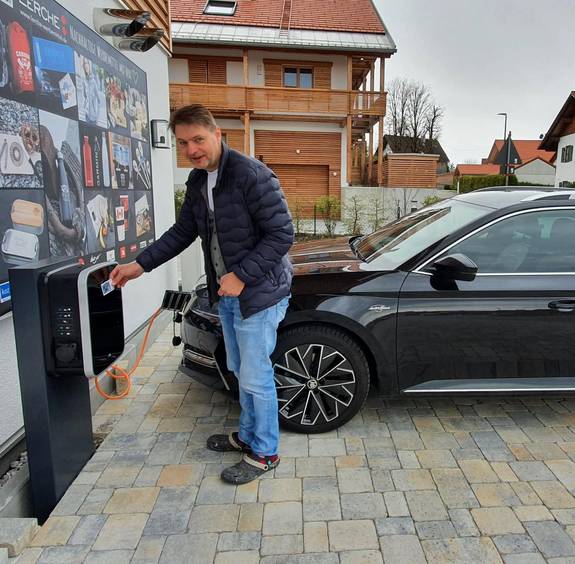 E-Ladestation bei Lerche Werbemitel