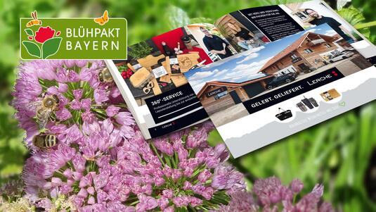 Auszeichnung Blühender Betrieb für Lerche Werbemittel 2025