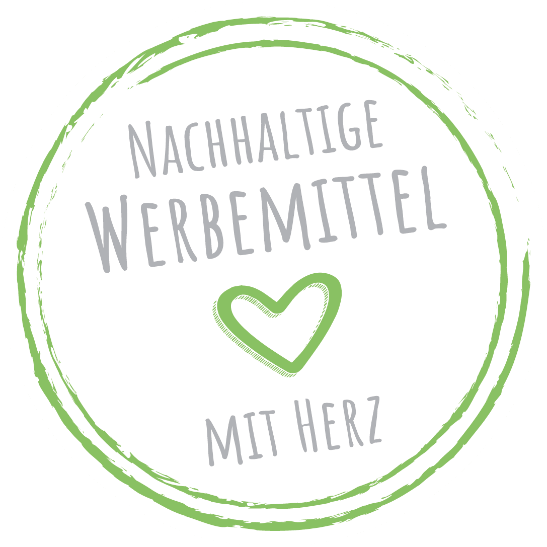 Nachhaltige Werbemittel mit Herz