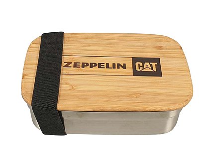 Werbe-Lunchbox mit Logo-Brandstempel