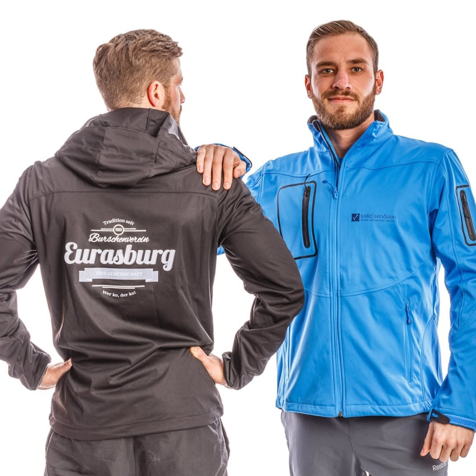 Auch großflächig hervorragende Druckqualität auf textilen Werbemitteln