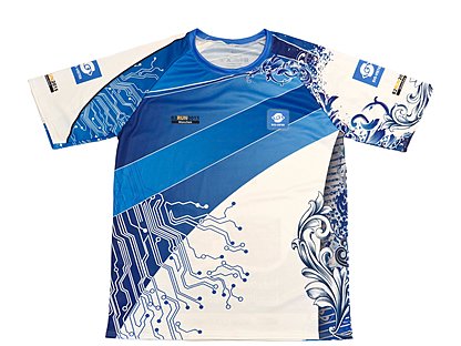 Werbe-Laufshirt mit Allover-Sublimationsdruck